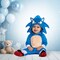 Toddler Sonic the Hedgehog 3 Knuckles Costume Hooded Jumpsuit with Character Headpiece
